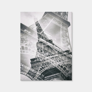 AUTO-MOCKUP WHITE | Eiffel Tower Double Exposure | 1 Piece | Gallery Wrap Canvas | group=3x4