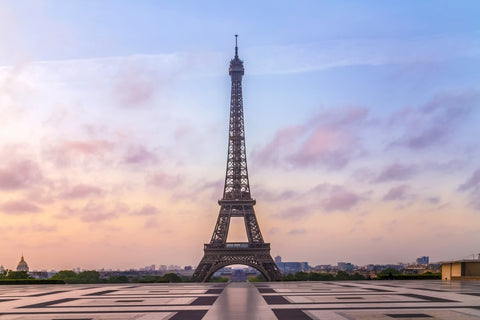 Eiffel Tower Sunrise Wall Art