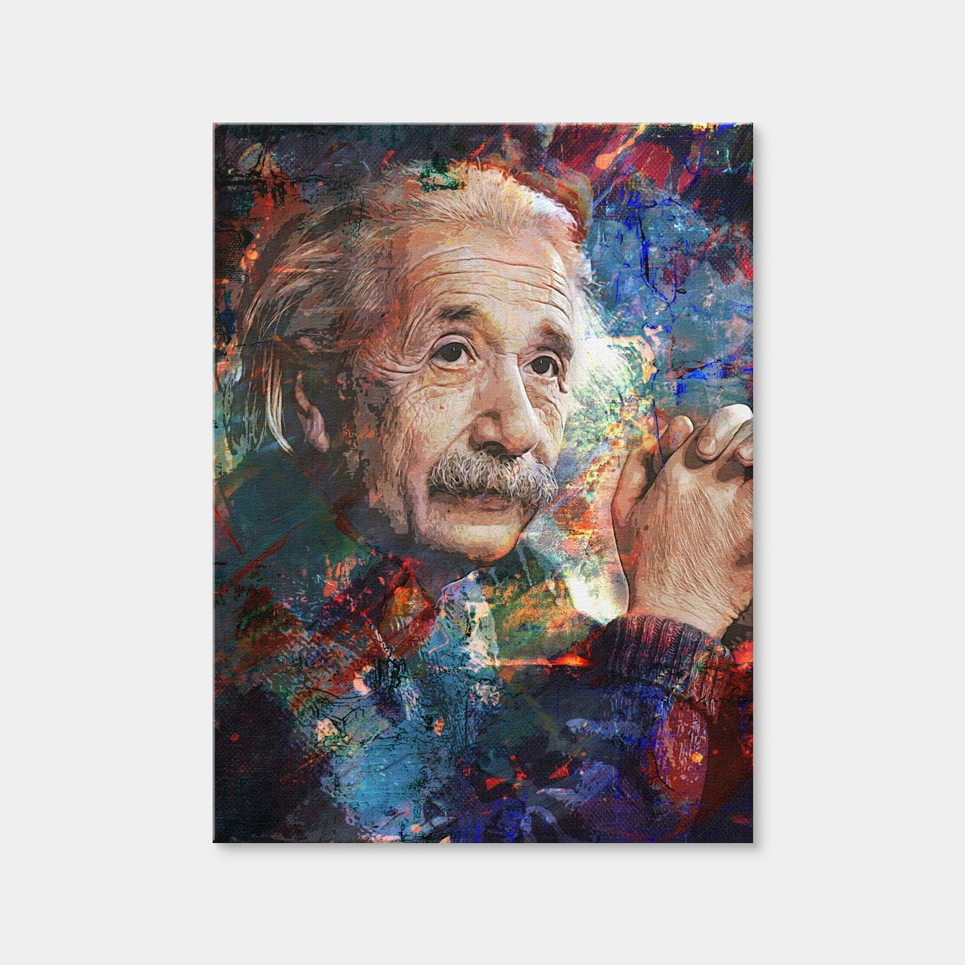 AUTO-MOCKUP WHITE | Einstein | 1 Piece | Gallery Wrap Canvas | group=3x4
