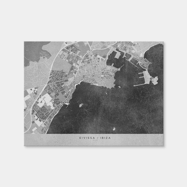 Eivissa Map 2 Wall Art — Canvas Wrap Format preview