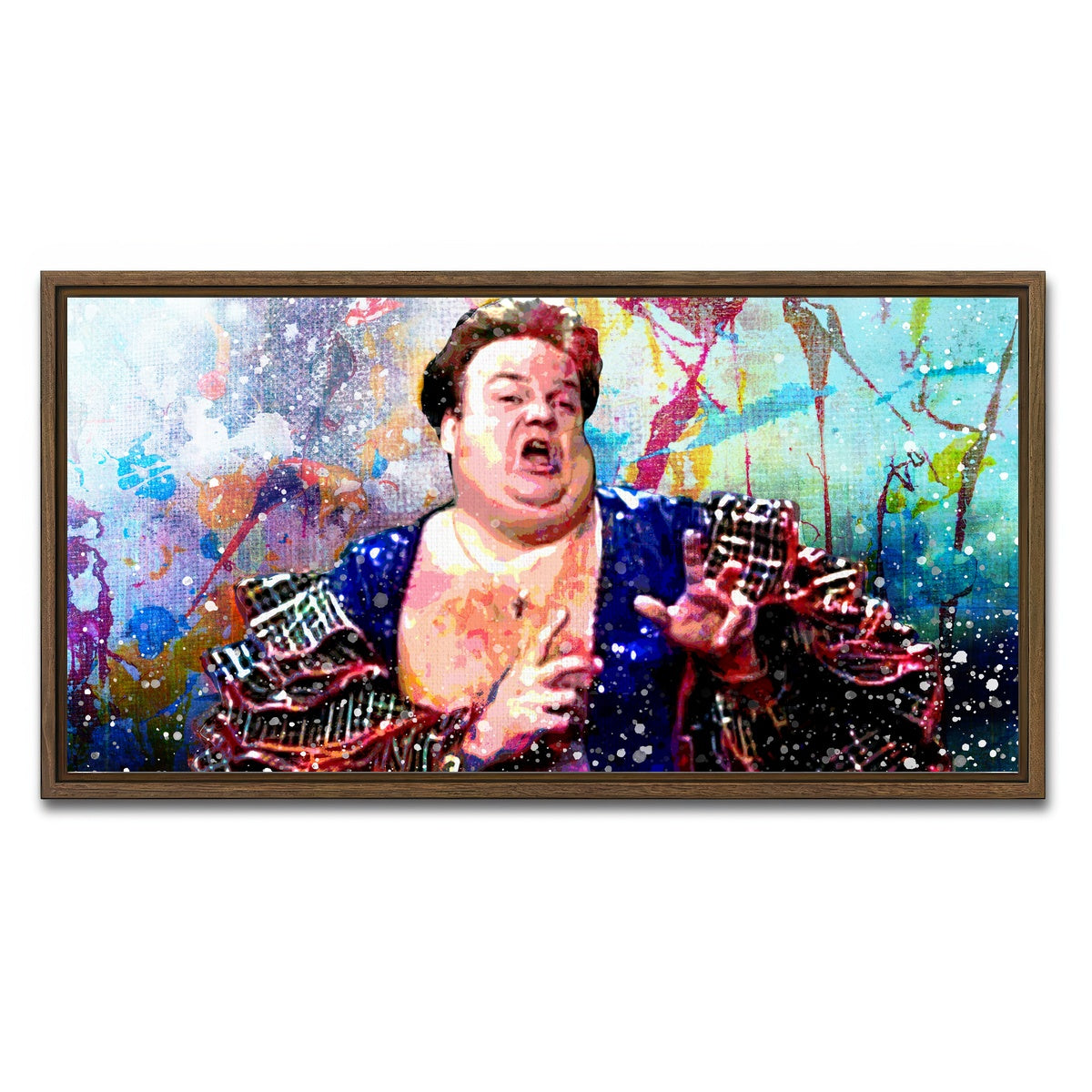 AUTO-MOCKUP WHITE | El Nino | 1 Piece | Walnut Framed Canvas | group=2x1