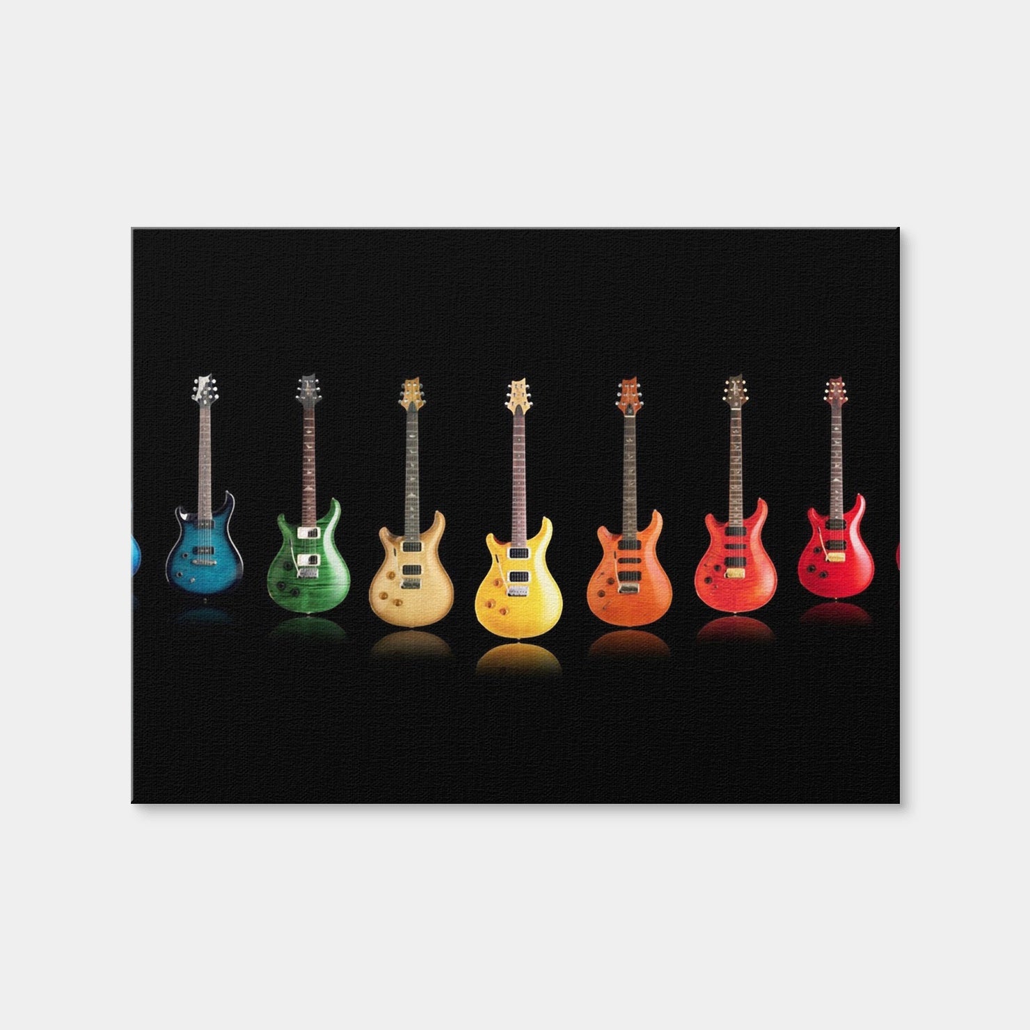 AUTO-MOCKUP WHITE | Electric Guitar | 1 Piece | Gallery Wrap Canvas | group=4x3