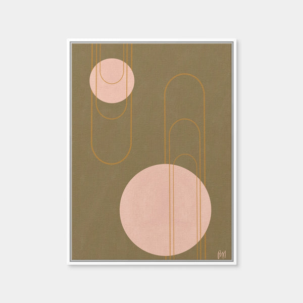 Elegance of Khaki Wall Art — Framed Canvas Format preview
