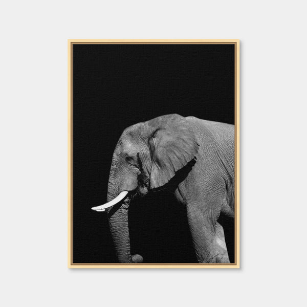 Elephant Wall Art — Framed Canvas Format preview