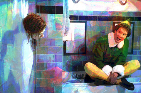 Elf - Jovie Showering Wall Art