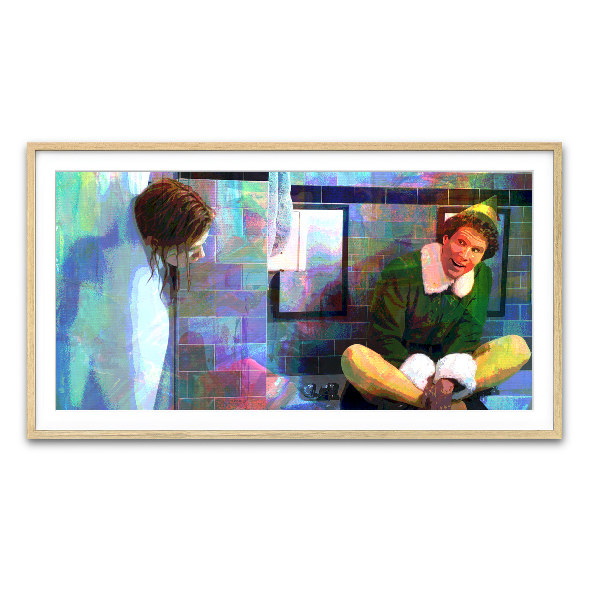 Framed Print 2x1 Natural