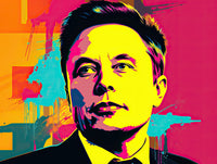 Elon - Warhol Wall Art