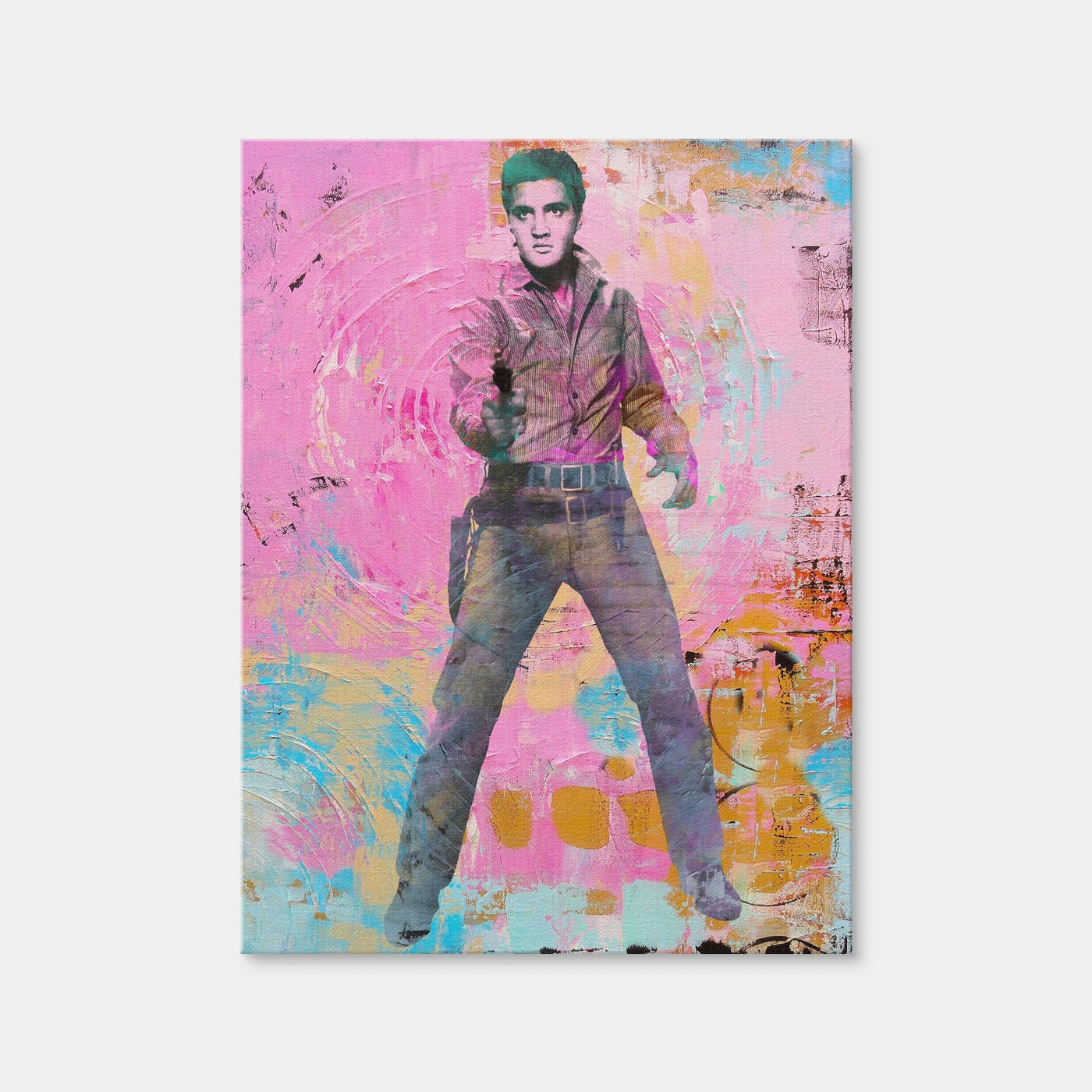 AUTO-MOCKUP WHITE | Elvis Circles | 1 Piece | Gallery Wrap | group=3x4