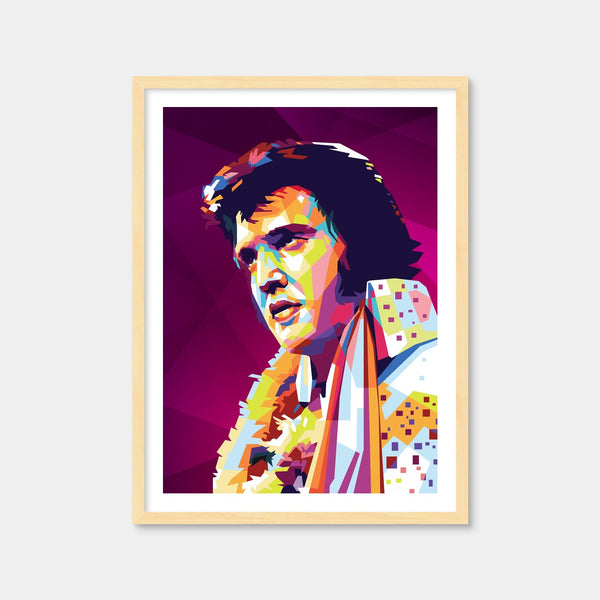 Elvis Colors Wall Art — Framed Print Format preview