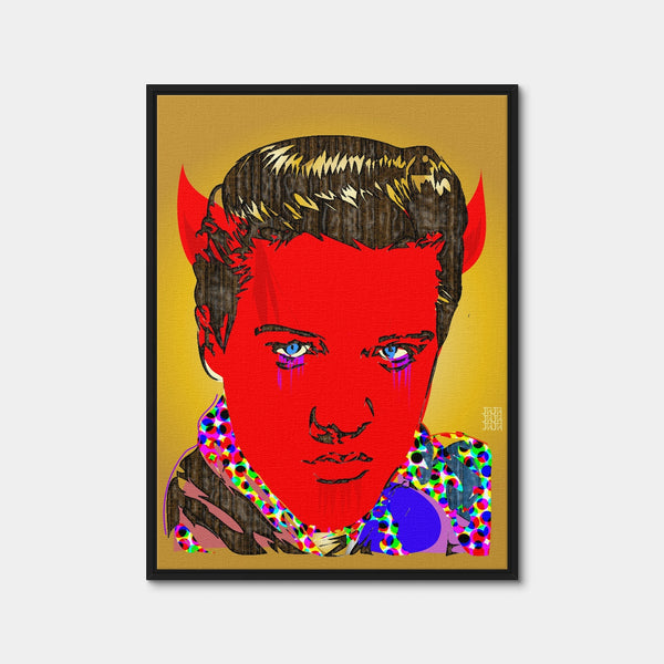 Elvis Horns Wall Art — Framed Canvas Format preview