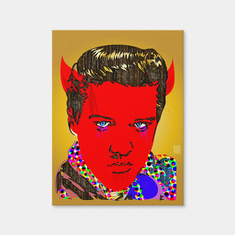 AUTO-MOCKUP WHITE | Elvis Horns | 1 Piece | Gallery Wrap | group=3x4
