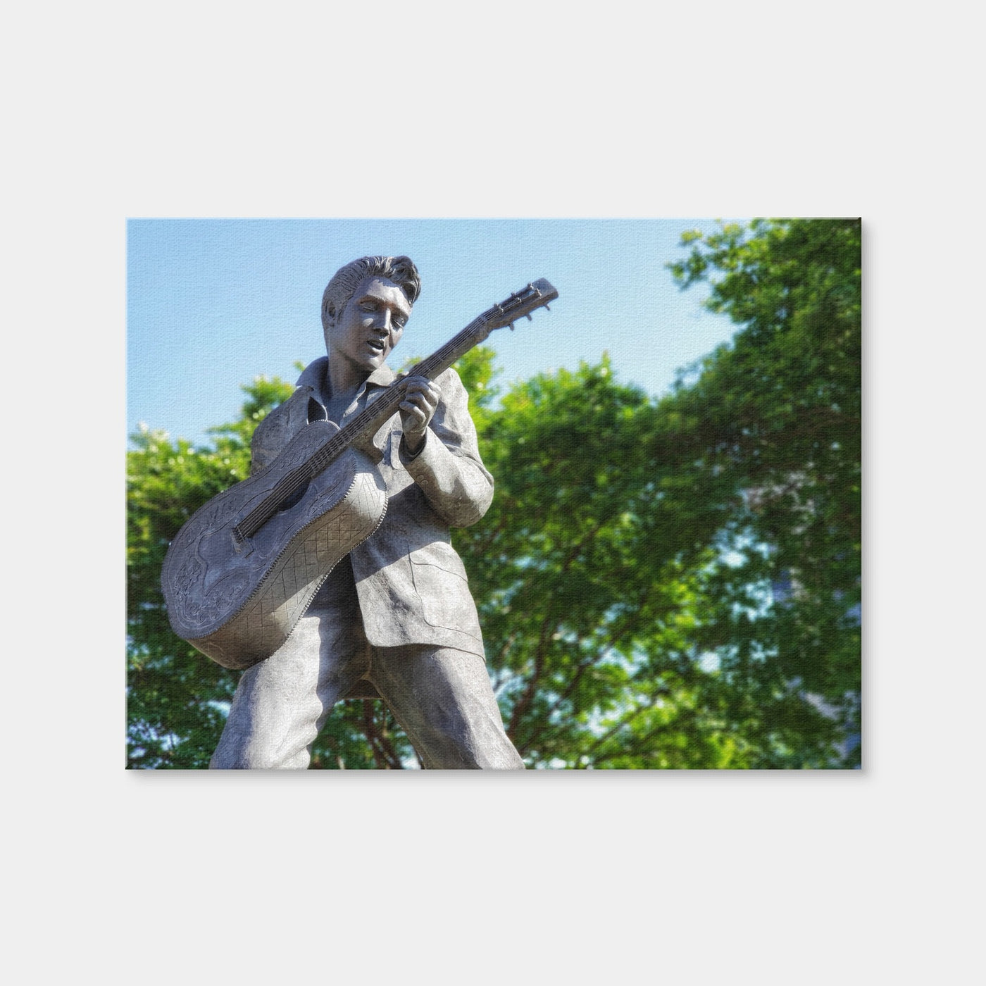 AUTO-MOCKUP WHITE | Elvis Presley Downtown Memphis | 1 Piece | Gallery Wrap Canvas | group=4x3