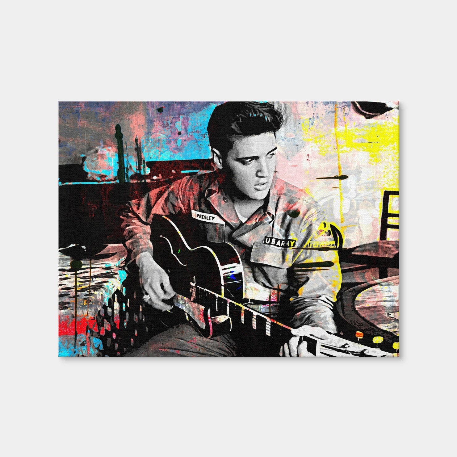 AUTO-MOCKUP WHITE | Elvis Presley | 1 Piece | Gallery Wrap Canvas | group=4x3
