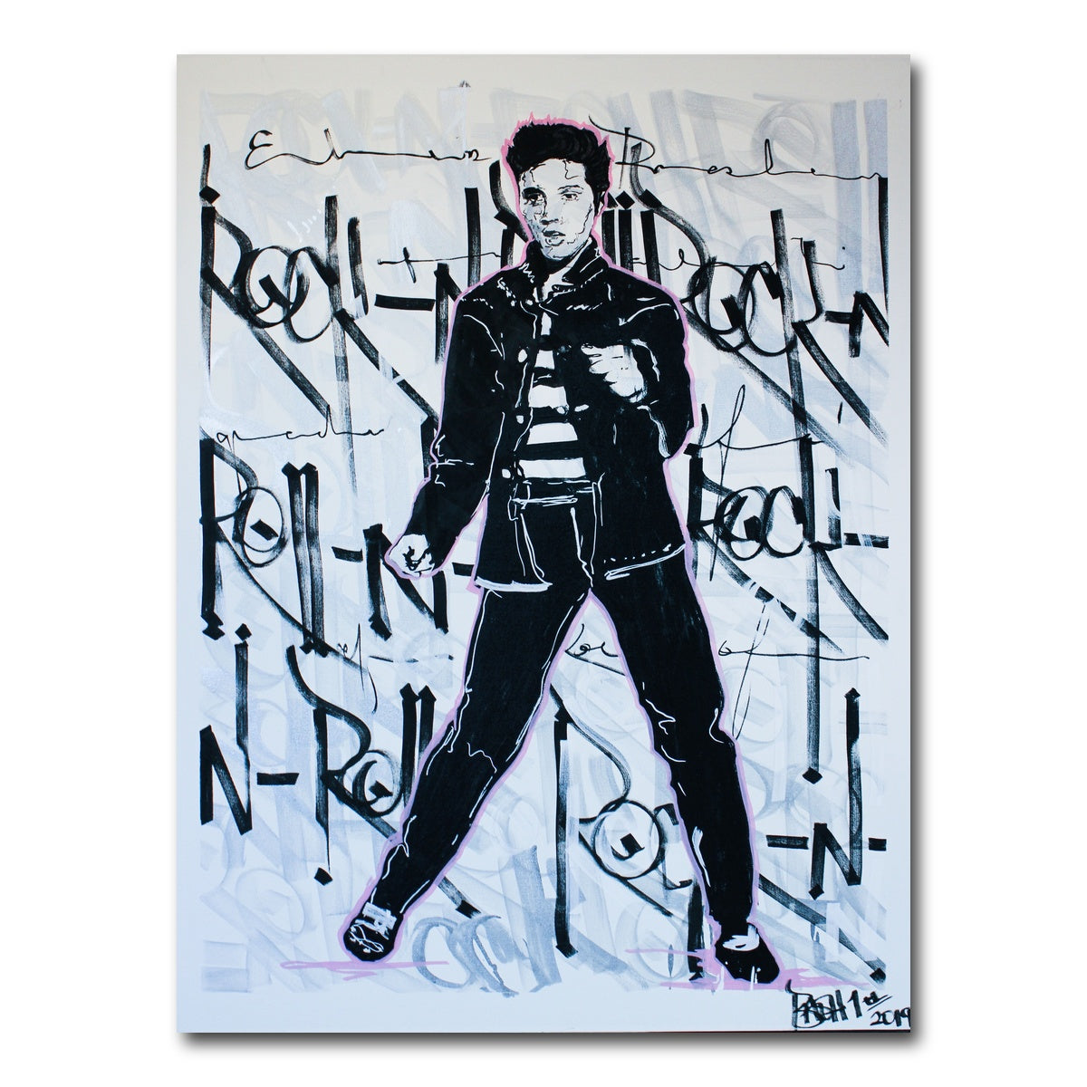 AUTO-MOCKUP WHITE | Elvis | 1 Piece | Gallery Wrap Canvas | group=3x4