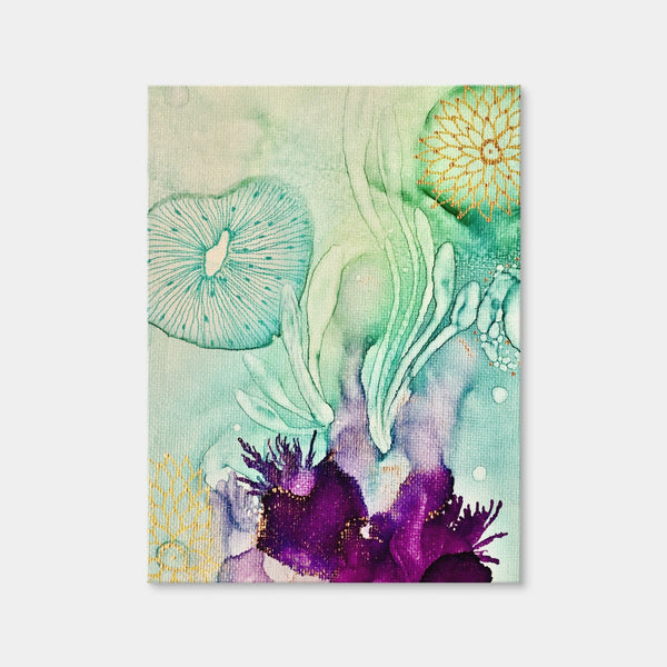 Emerald Waters Wall Art — Canvas Wrap Format preview