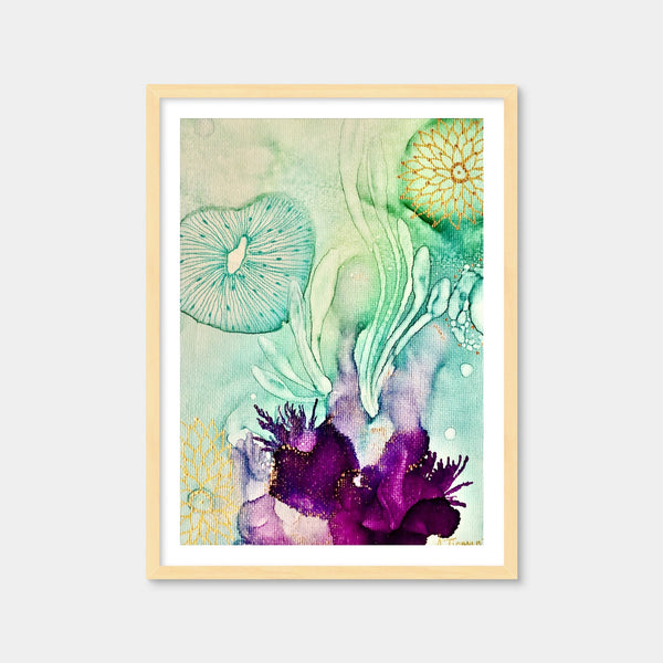 Emerald Waters Wall Art — Framed Print Format preview