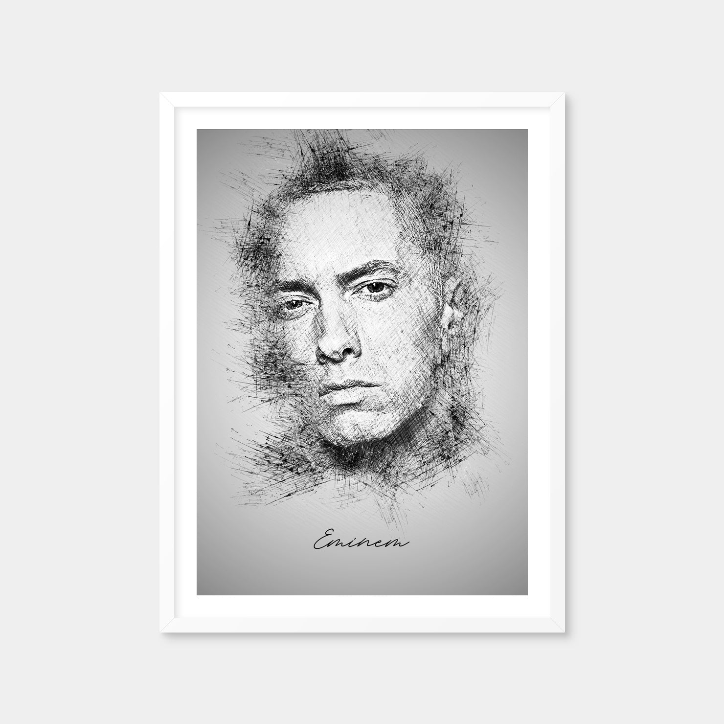 Eminem Sketch Wall Art