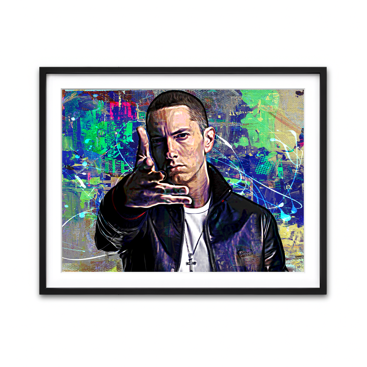 Framed Print 4x3 Black