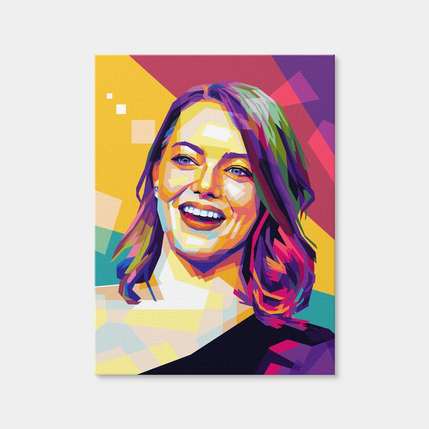 AUTO-MOCKUP WHITE | Emma Stone | 1 Piece | Gallery Wrap Canvas | group=3x4