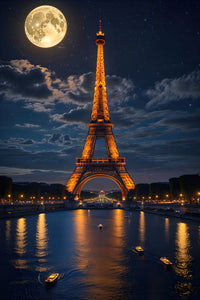 Eternal Paris Under the Stars Wall Art