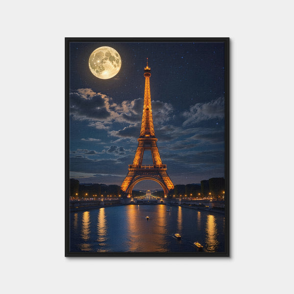 Eternal Paris Under the Stars Wall Art — Framed Canvas Format preview