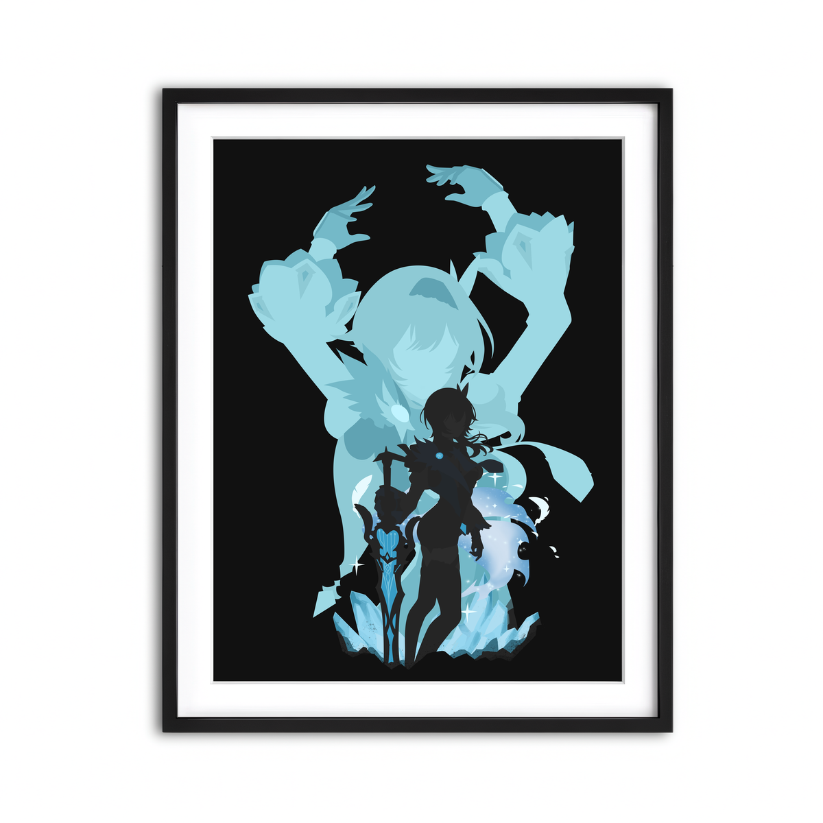 Framed Print 3x4 Black