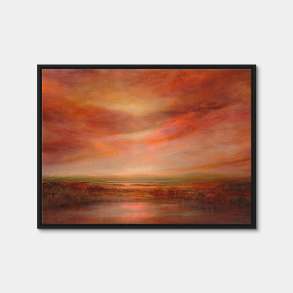 Evening Glow Wall Art — Framed Canvas Format preview