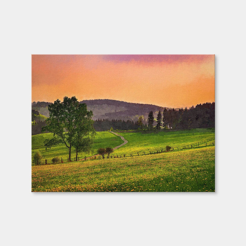 AUTO-MOCKUP WHITE | Evening Pasture | 1 Piece | Gallery Wrap Canvas | group=4x3