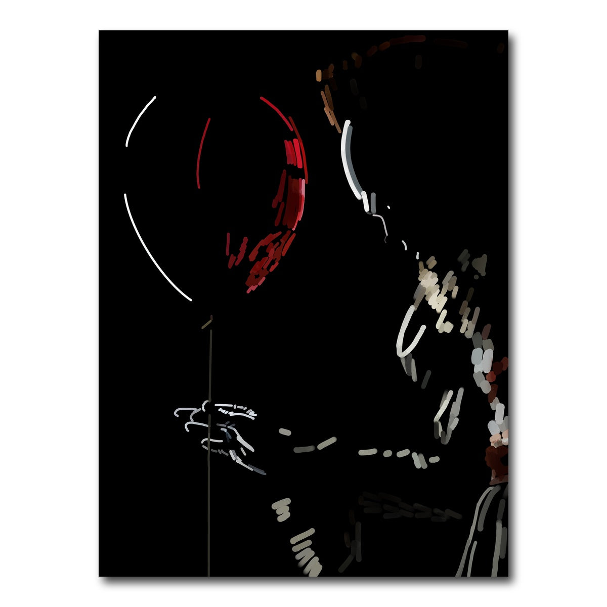 AUTO-MOCKUP WHITE | Evil Clown | 1 Piece | Gallery Wrap Canvas | group=3x4