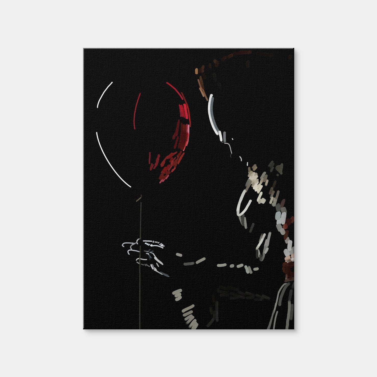 AUTO-MOCKUP WHITE | Evil Clown | 1 Piece | Gallery Wrap Canvas | group=3x4