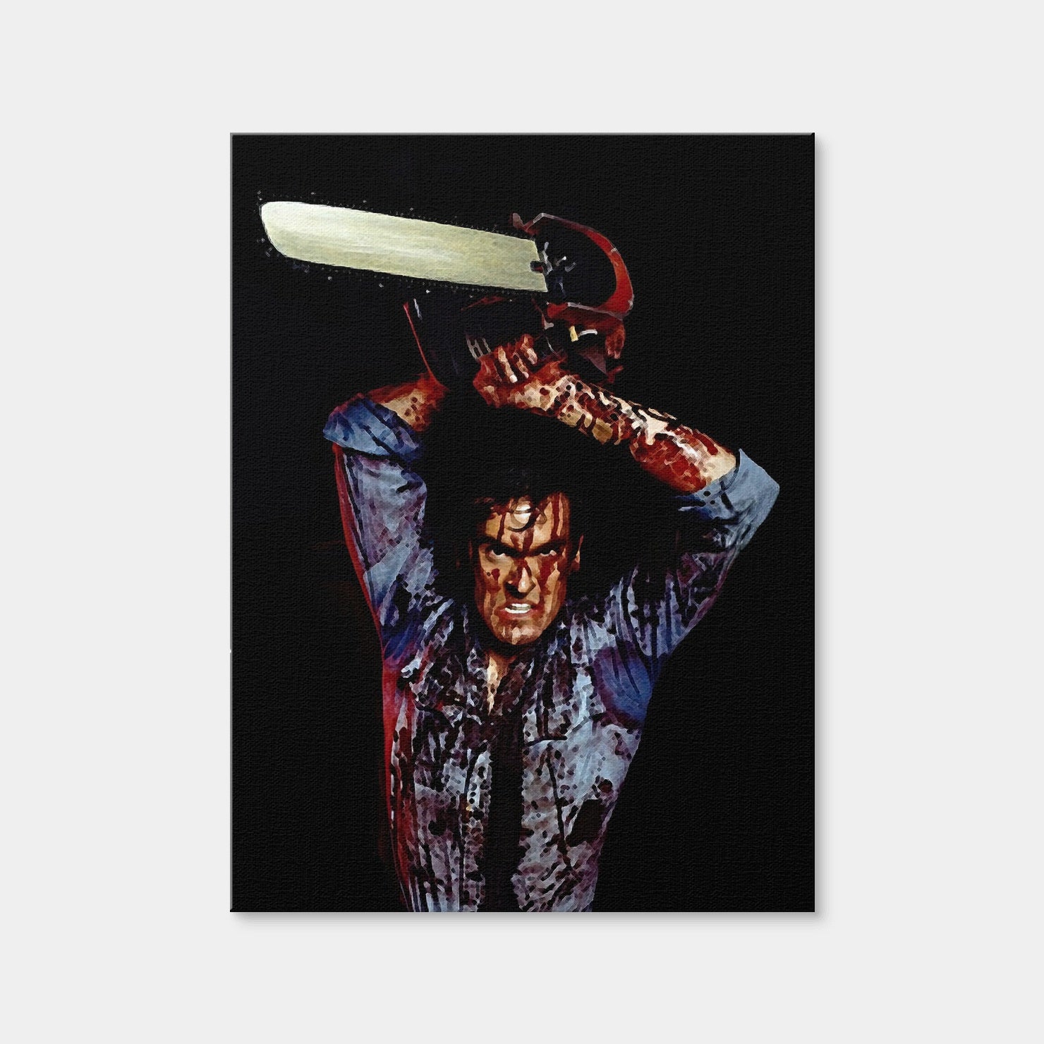 AUTO-MOCKUP WHITE | Evil Dead Ash | 1 Piece | Gallery Wrap Canvas | group=3x4