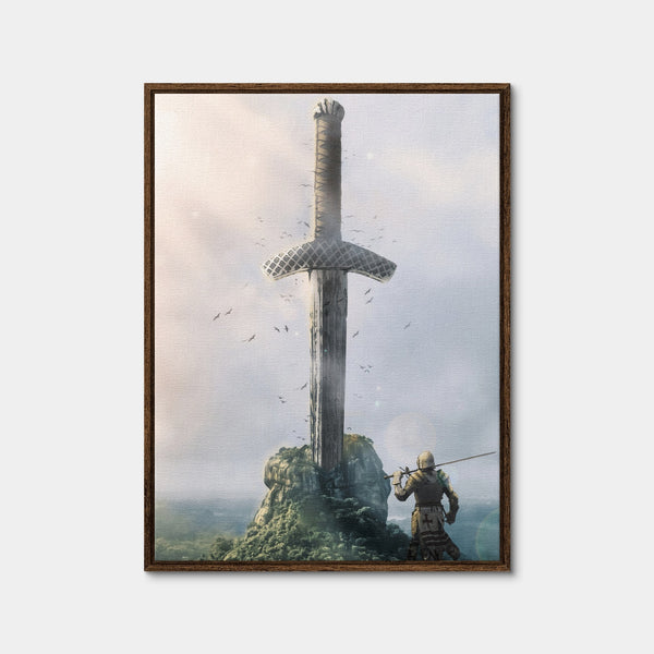 Excalibur Wall Art — Framed Canvas Format preview