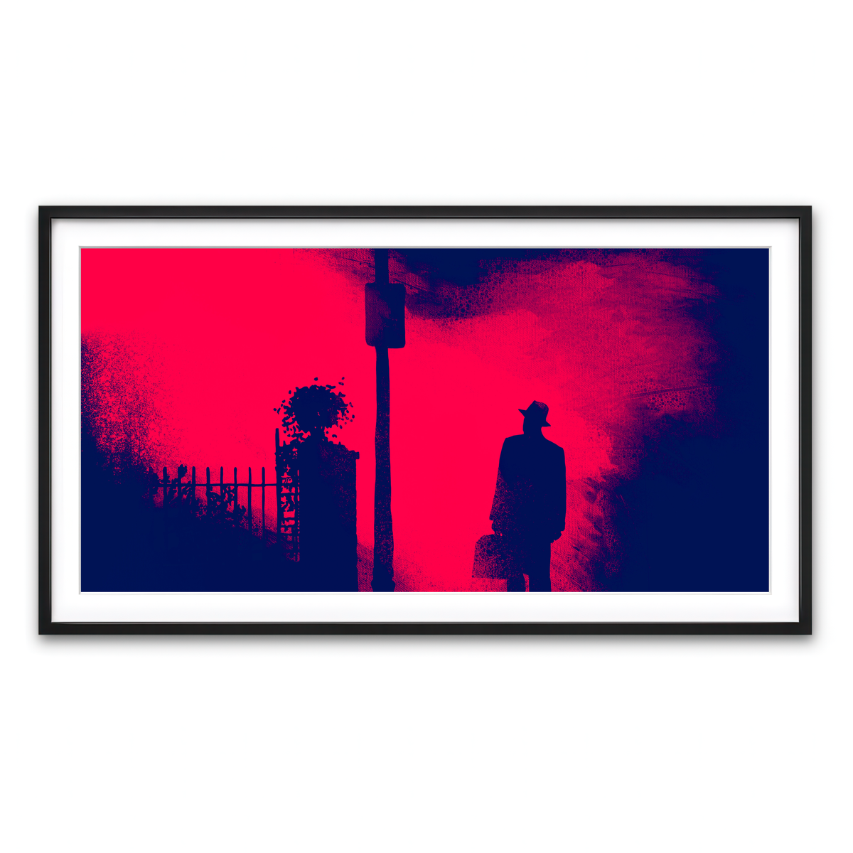 Framed Print 2x1 Black