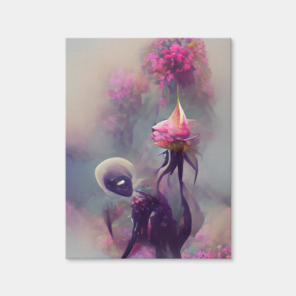 Exotic Flower Wall Art — Canvas Wrap Format preview