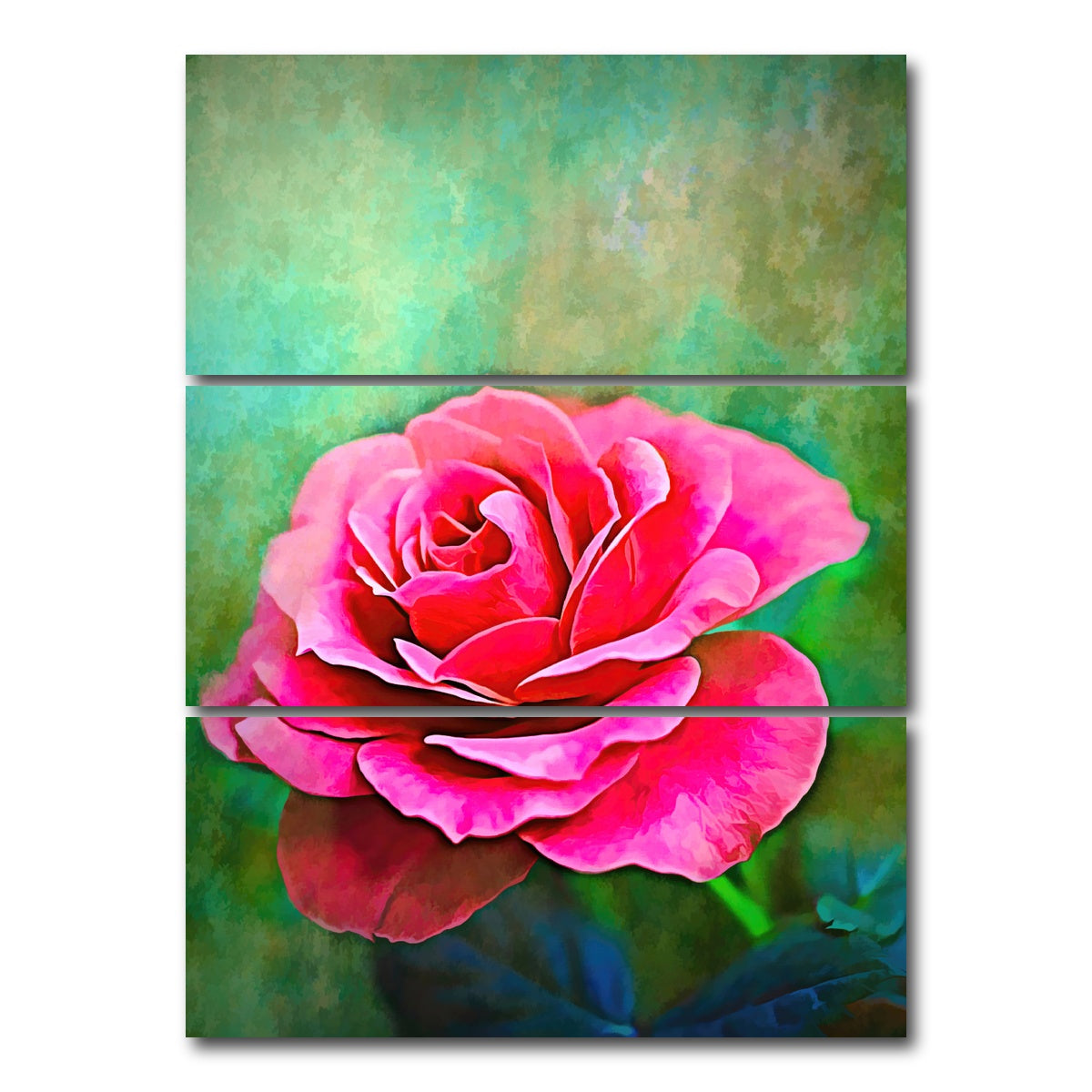 Exquisite Pink Rose Wall Art
