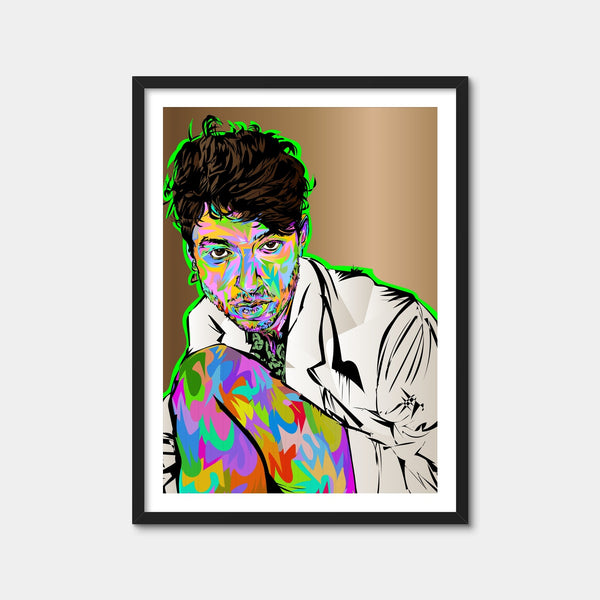 Ezra Miller Wall Art — Framed Print Format preview