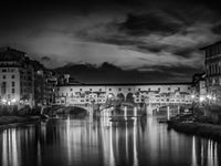 FLORENCE Ponte Vecchio at Sunset Wall Art