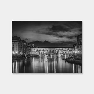 AUTO-MOCKUP WHITE | FLORENCE Ponte Vecchio at Sunset | 1 Piece | Gallery Wrap Canvas | group=4x3
