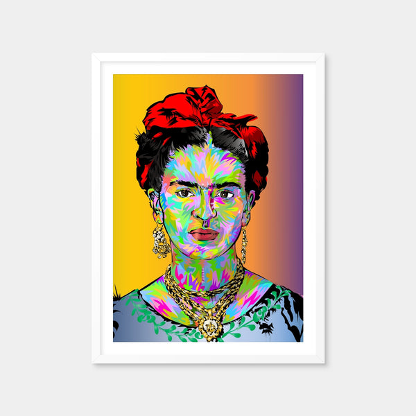 Frida Color Wall Art — Framed Print Format preview