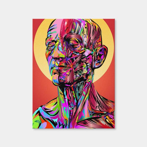 Face Skin Wall Art — Canvas Wrap Format preview