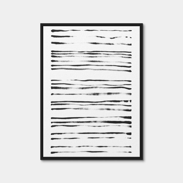 Faded Lines Wall Art — Framed Canvas Format preview