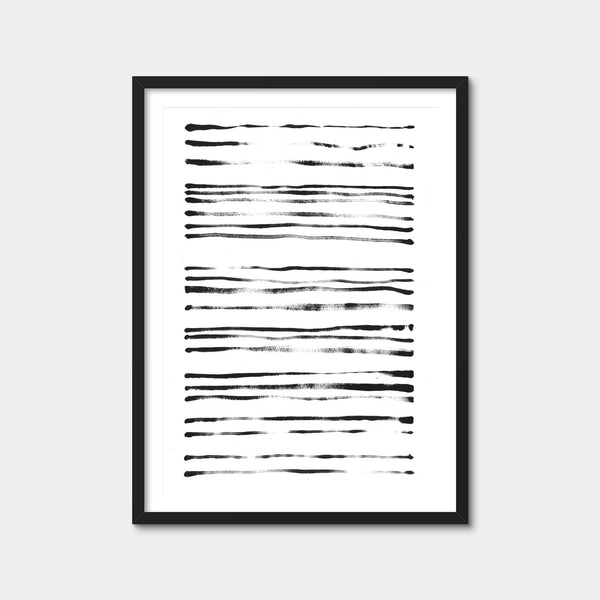 Faded Lines Wall Art — Framed Print Format preview