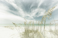 Faded calmness on the beach Wall Art
