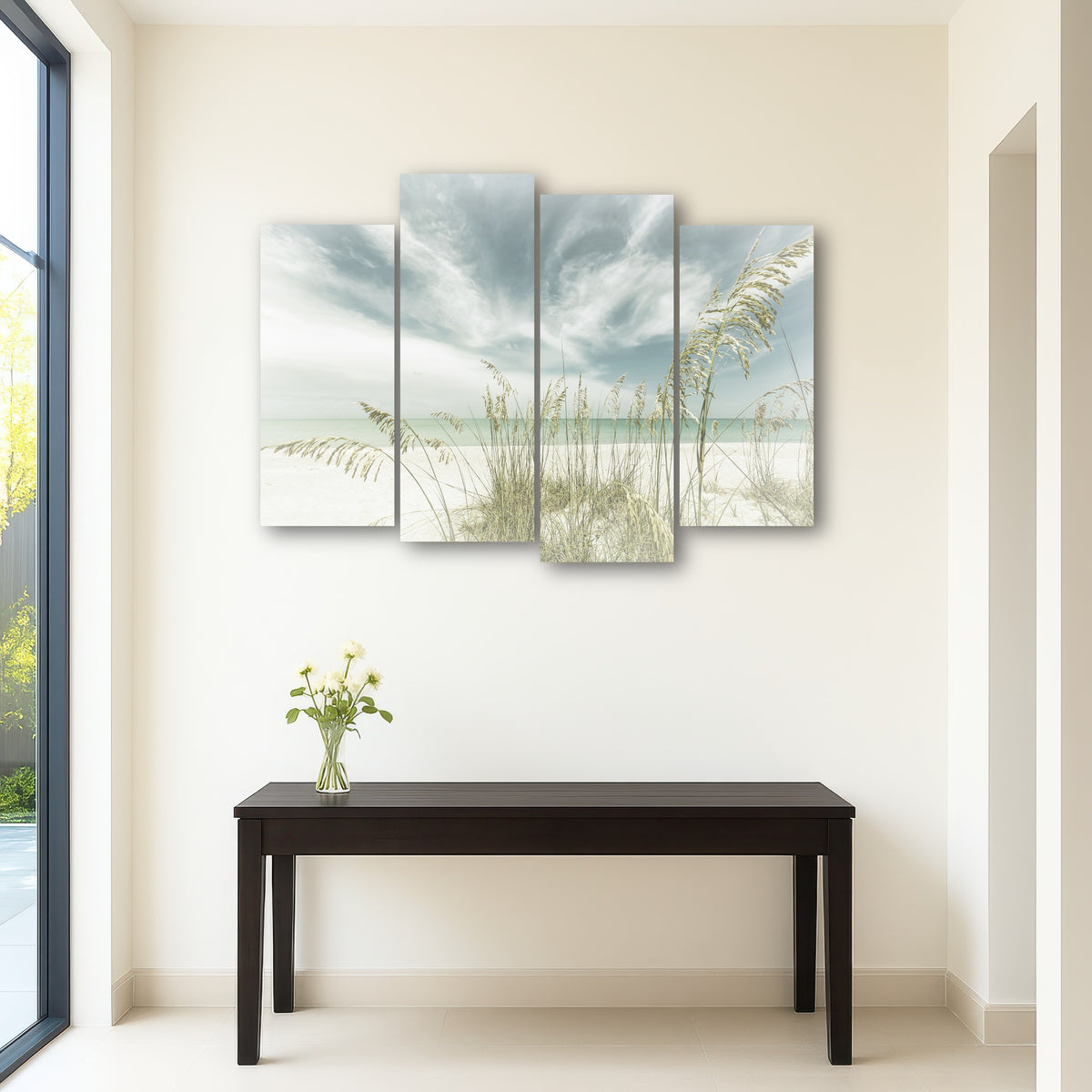 AUTO-MOCKUP ROOM | Faded calmness on the beach