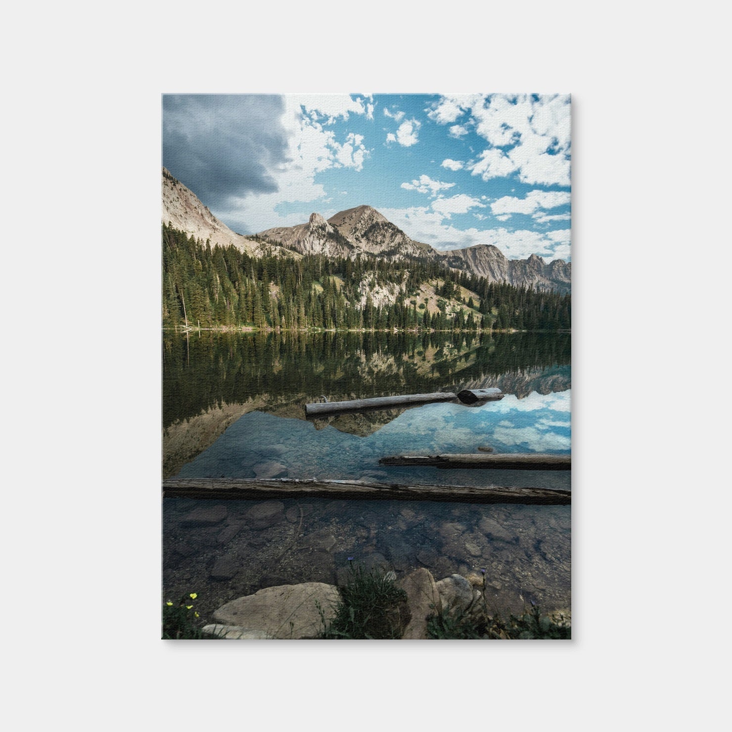 AUTO-MOCKUP WHITE | Fairy Lake Reflection | 1 Piece | Gallery Wrap Canvas | group=3x4