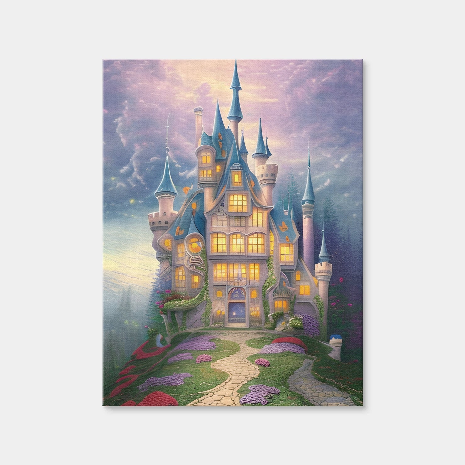 AUTO-MOCKUP WHITE | Fairytale Castle | 1 Piece | Gallery Wrap Canvas | group=3x4