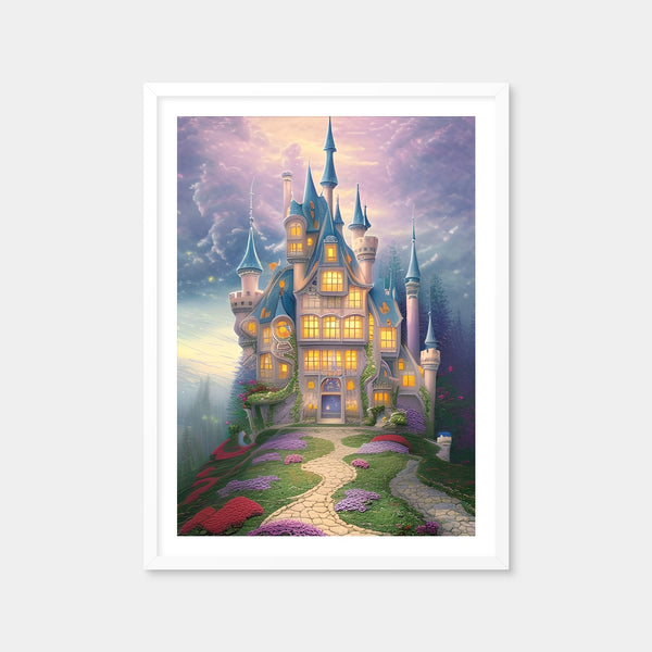 Fairytale Castle Wall Art — Framed Print Format preview