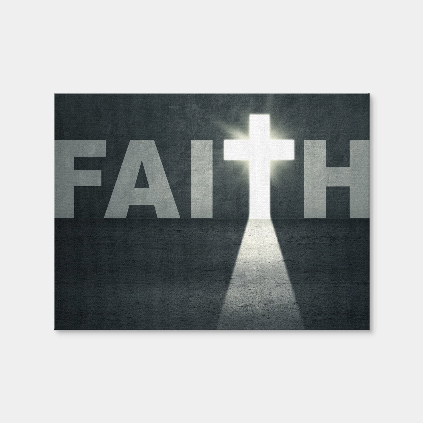 AUTO-MOCKUP WHITE | Faith Cross | 1 Piece | Gallery Wrap Canvas | group=4x3
