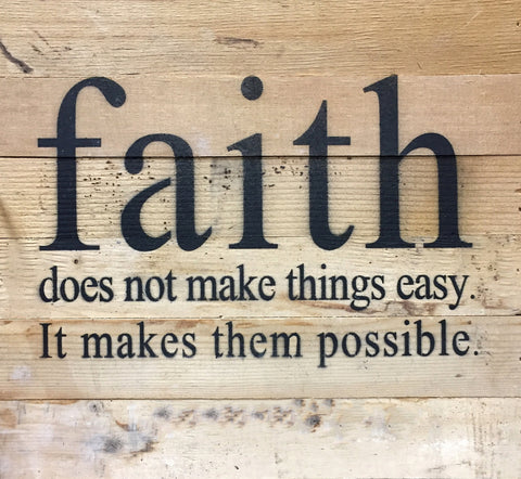 Faith Possible Wall Art