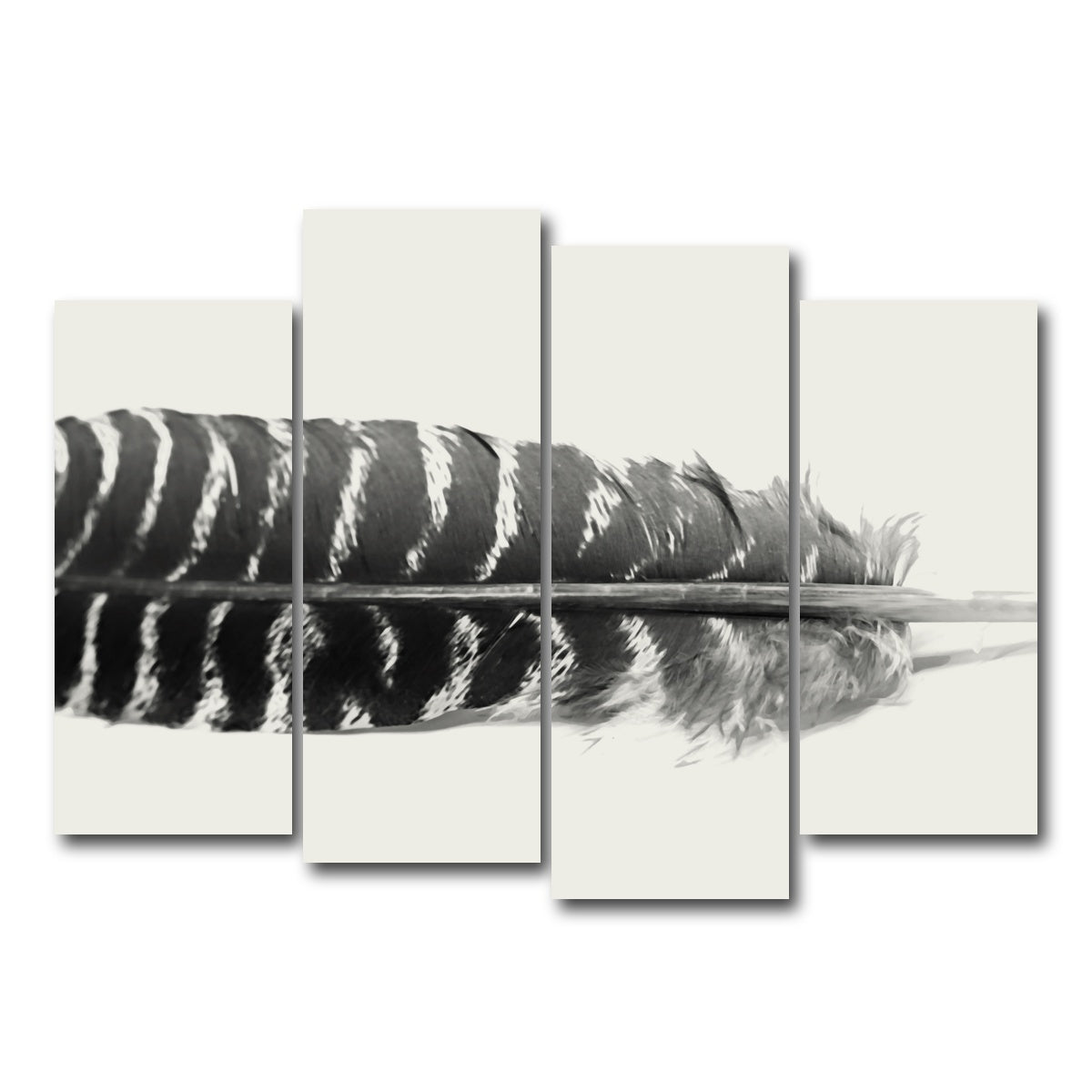 AUTO-MOCKUP WHITE | Falcon Feather | 4 Piece | Gallery Wrap Canvas | group=4_normal